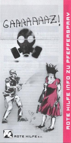Info zu Pfefferspray! Rote Hilfe e.V.