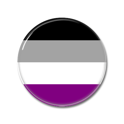 asexual Flag | Button