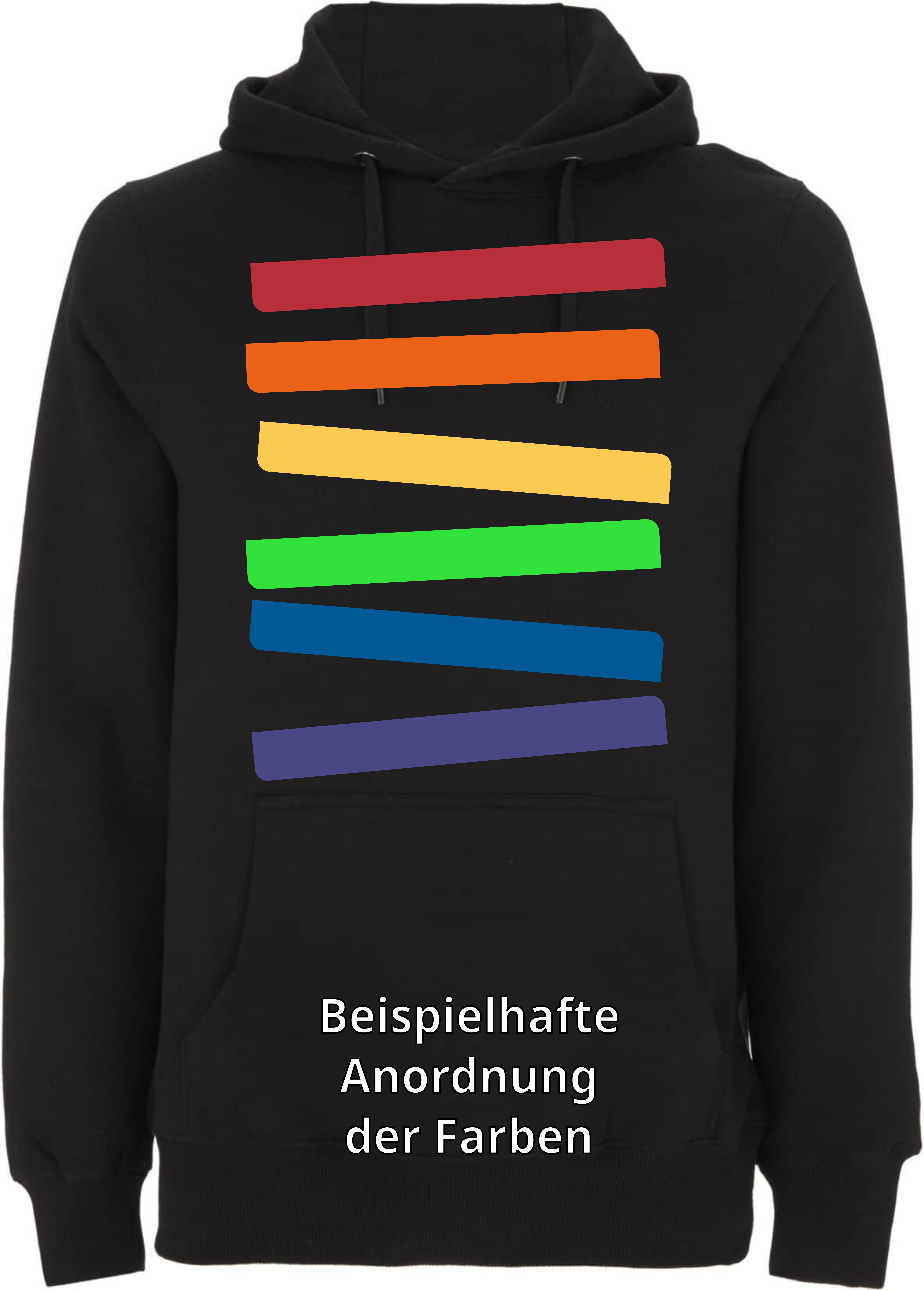 Regenbogen Streifen | Unisex Pullover