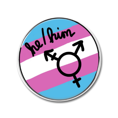 he/him Pronomen  | Button