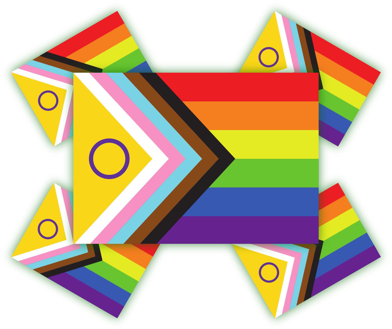 New Progress Flag | Aufkleber
