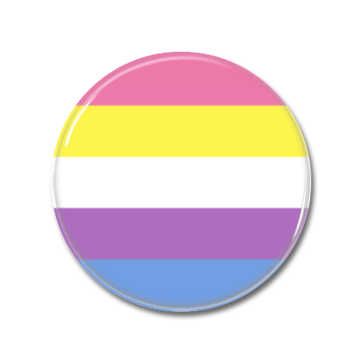 Bigender flag | Button